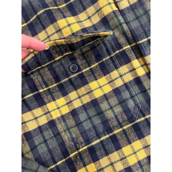 L L Bean Large Flannel Shirt Men’s - Picture 3 of 10
